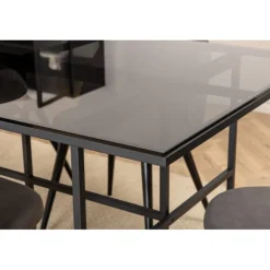 Leif Spisebordssæt - Sort og Grå