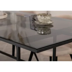 Leif t Spisebordssæt - Beige og Sort