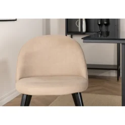 Leif t Spisebordssæt - Beige og Sort