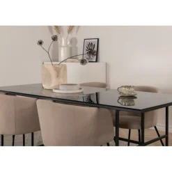 Leif t Spisebordssæt - Beige og Sort