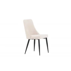 Leone Spisebordsstol - Beige Fløjl
