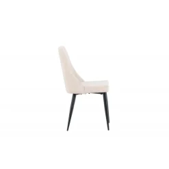 Leone Spisebordsstol - Beige Fløjl