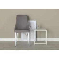 Leone Spisebordsstol - Grå og Hvid