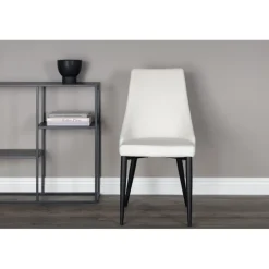 Leone Spisebordsstol - Sort og Hvid