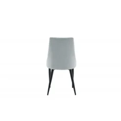 Leone Spisestol - Lysegrå Fløjl