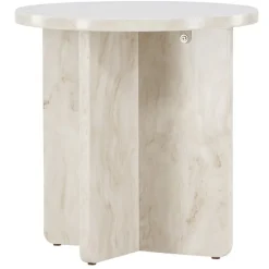 Ålesund Sidebord Ø50cm - Beige