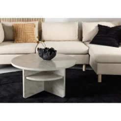 Ålesund Sofabord Ø85 cm- Beige