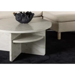 Ålesund Sofabord Ø85 cm- Beige