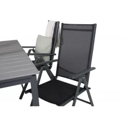 Levels e Loungesæt - Havemøbelsæt - Sort,Grå