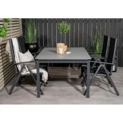 Levels e Loungesæt - Havemøbelsæt - Sort,Grå