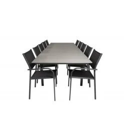 Levels e Loungesæt - Havemøbelsæt - Sort,Grå