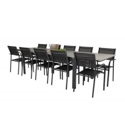 Levels e Loungesæt - Havemøbelsæt - Sort,Grå