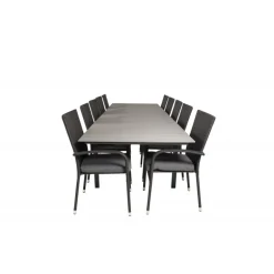 Levels e Loungesæt - Havemøbelsæt - Sort,Grå