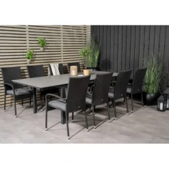 Levels e Loungesæt - Havemøbelsæt - Sort,Grå