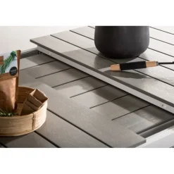 Levels e Spisebord - Grå,Hvid