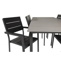 Levels Loungesæt - Havemøbelsæt - Sort,Grå