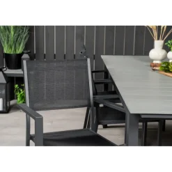 Levels Loungesæt - Havemøbelsæt - Sort,Mørkegrå