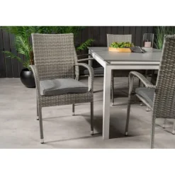 Levels Loungesæt - Havemøbelsæt - Grå,Hvid