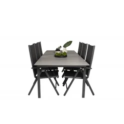 Levels t Loungesæt - Havemøbelsæt - Sort,Grå