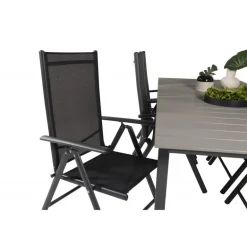 Levels t Loungesæt - Havemøbelsæt - Sort,Grå