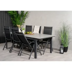 Levels t Loungesæt - Havemøbelsæt - Sort,Grå