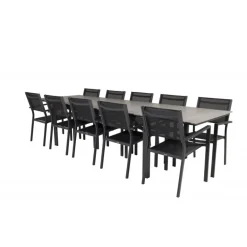 Levels t Loungesæt - Havemøbelsæt - Sort,Mørkegrå