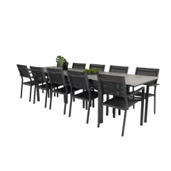 Levels t Loungesæt - Havemøbelsæt - Sort,Mørkegrå