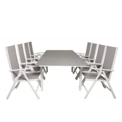 Levels t Loungesæt - Havemøbelsæt - Grå,Hvid