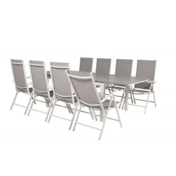 Levels t Loungesæt - Havemøbelsæt - Grå,Hvid