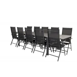 Levels t Loungesæt - Havemøbelsæt - Sort,Grå