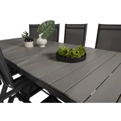 Levels t Loungesæt - Havemøbelsæt - Sort,Grå