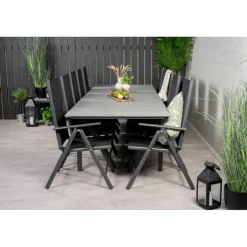 Levels t Loungesæt - Havemøbelsæt - Sort,Grå