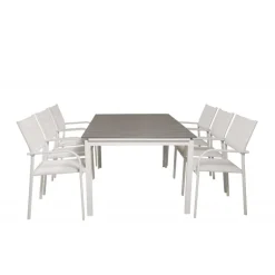 Levels t Loungesæt - Havemøbelsæt - Grå,Hvid