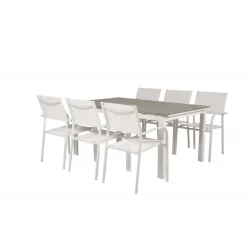 Levels t Loungesæt - Havemøbelsæt - Grå,Hvid