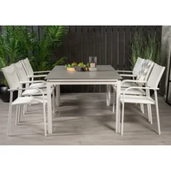 Levels t Loungesæt - Havemøbelsæt - Grå,Hvid