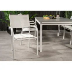 Levels t Loungesæt - Havemøbelsæt - Grå,Hvid