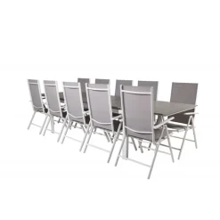 Levels t Loungesæt - Havemøbelsæt - Grå,Hvid