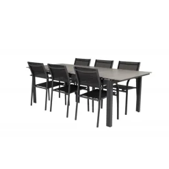 Levels t Loungesæt - Havemøbelsæt - Sort,Grå