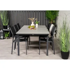 Levels t Loungesæt - Havemøbelsæt - Sort,Grå