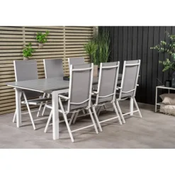 Levels t Loungesæt - Havemøbelsæt - Grå,Hvid