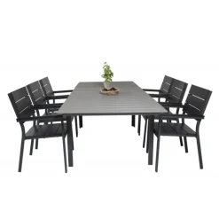 Levels t Loungesæt - Havemøbelsæt - Sort,Grå