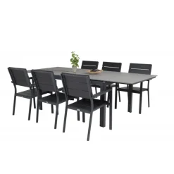 Levels t Loungesæt - Havemøbelsæt - Sort,Grå