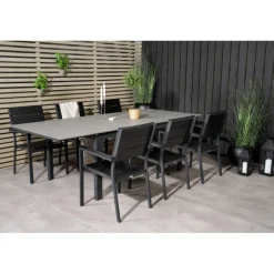 Levels t Loungesæt - Havemøbelsæt - Sort,Grå