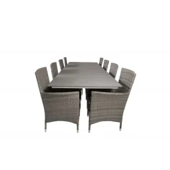 Levels t Loungesæt - Havemøbelsæt - Grå,Hvid