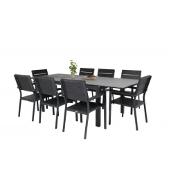 Levels t Loungesæt - Havemøbelsæt - Sort,Grå