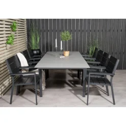 Levels t Loungesæt - Havemøbelsæt - Sort,Grå