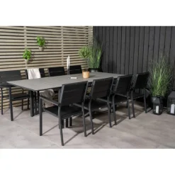 Levels t Loungesæt - Havemøbelsæt - Sort,Grå