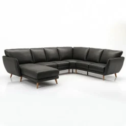 Liam Læderhjørnesofa - Venstrevendt