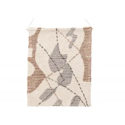 Liam Vægmatte - Brun, Grå og Ivory