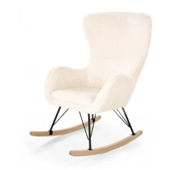 LIBERTO 2 fritidslænestol Creme/Sort/Naturlig